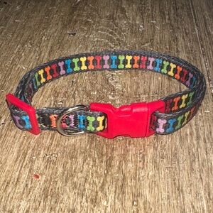 Vibrant Life Multicolored Dog Collar size small